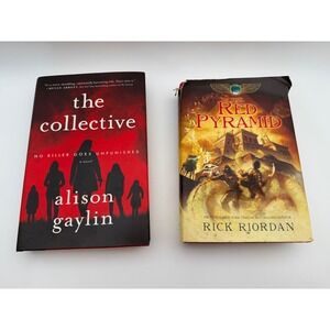 The Collective Alison Gaylin & The Red Pyramid Rick Riordan Hardcover Book Lot